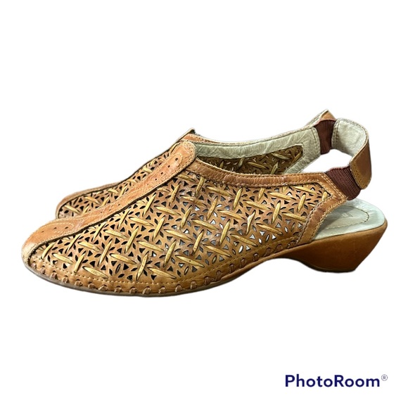 Pikolinos Slingback Leather Sandal Size 37/US 7 - Picture 3 of 6